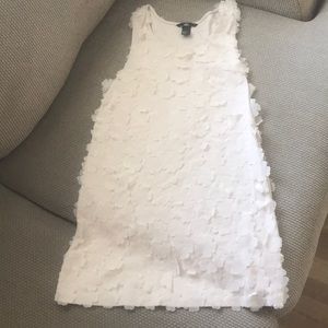 H&M shift dress with floral appliqué